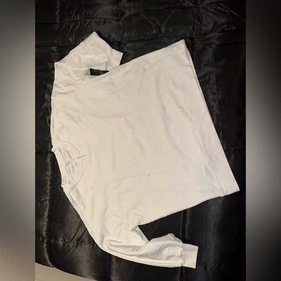 BNWOT Lululemon Perfectly Oversized Sweatshirt White. Size 18 - Picture 3 of 8
